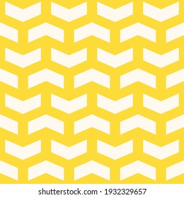 Vector seamless chevron tiling pattern. Repeating geometric arrow shapes. Abstract simple monochrome background design.