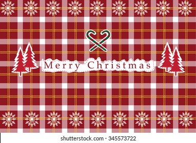 Vector seamless christan tartan ,tartan pattern,Christmas cards