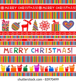 vector seamless christmas background