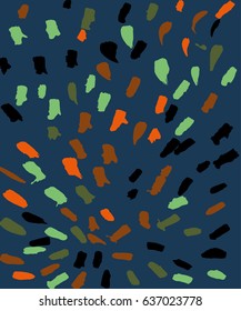 Vector Seamless Christmas hand drawn pattern. Grunge style. For textile or book covers, manufacturing, wallpapers, print, gift wrap.