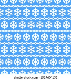 Vector seamless christmas and new year pattern in scandinavian style
