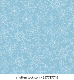Vector seamless christmas and new year  pattern with snowflakes, seamless patte?n in swatch menu