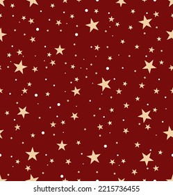 Vector Seamless Christmas and New Year`s pattern. Winter and Christmas elements. Wrap for gifts. Vector illustration. Doodle style.