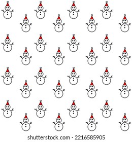 Vektornahtloses Weihnachtssymbol