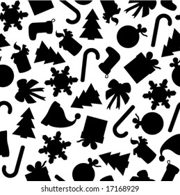 Vector seamless christmas texture
