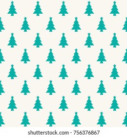 Vector Seamless Christmas Tree Pattern ,Abstract Background Vector illustration
