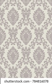 Vector Seamless Classic Damask Pattern