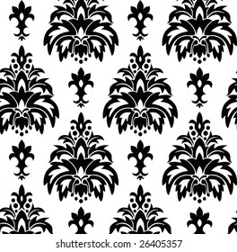 Vector. Seamless Classic Wallpaper
