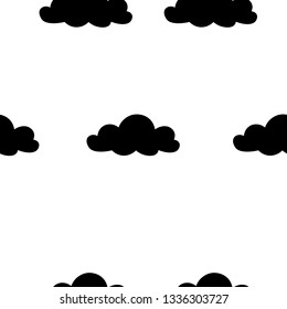 vector seamless cloud pattern background