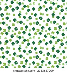 vector seamless cloverleaf design illustration,suitable for wrapping paper and backdrop