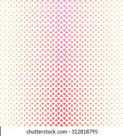 Vector seamless color abstract triangle geometric pattern