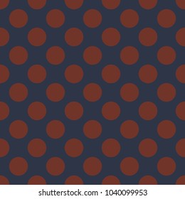 Vector seamless as a color circle, seamless Polka dot background.