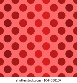 Vector seamless as a color circle, seamless Polka dot background.