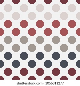 Vector seamless as a color circle, seamless Polka dot background.