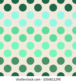 Vector seamless as a color circle, seamless Polka dot background.
