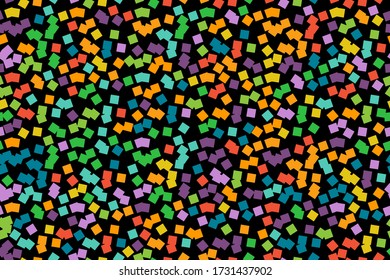 Vector seamless color pattern for backgrounds, textures, textiles and packaging, for design and decoration