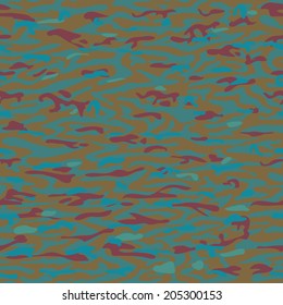 Vector seamless colored camouflage pattern