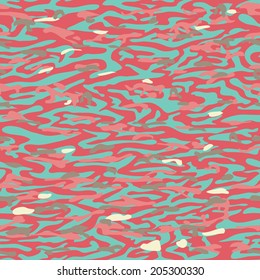 Vector seamless colored camouflage pattern