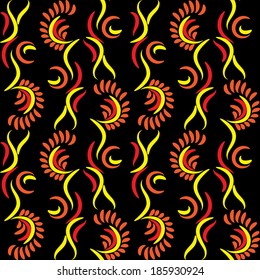 vector seamless colorful abstract pattern