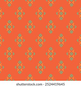Vector seamless colorful background with geometric seamless pattern