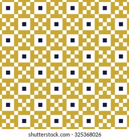 . Vector seamless colorful background with geometric pixel pattern
