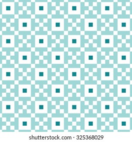 . Vector seamless colorful background with geometric pixel pattern