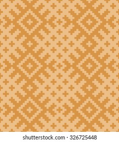 Vector seamless colorful background with geometric pixel pattern