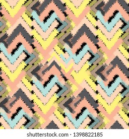 Vector seamless colorful ethnic pattern with arrows, Tribal ornament. Ethnic pattern. Seamless pattern. Adult coloring book page design. Vector illustration, Aztec. eps 10