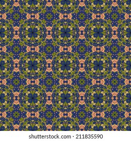 Vector seamless. Colorful ethnic pattern. Arabesque style