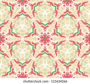 vector seamless colorful floral pattern background