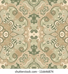 vector seamless colorful seamless floral pattern background