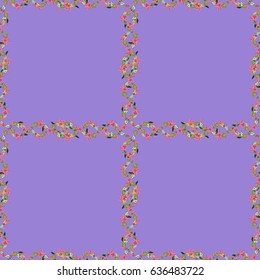Vector seamless colorful floral pattern. Hand drawn floral texture, motley decorative flowers.