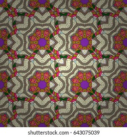Vector seamless colorful floral pattern. Hand drawn floral texture, blue decorative flowers.