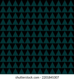 Vector seamless colorful geometry triangle pattern. Abstract geometric background pillow print retro texture fashion design textile swatch Black Green Triangles. EPS10 Triangle Minimal Modern texture 