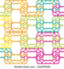 Vector seamless colorful modern pattern.