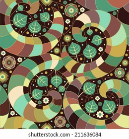 Vector seamless colorful pattern