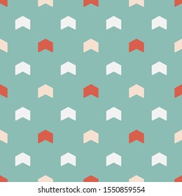 Vector seamless colorful pattern - childish arrow design. Christmas decorative bright background - retro style. Endless creative cute texture for wrapping papers, covers, wallpapers and ect.