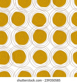 Vector seamless colorful pattern. Formless abstract element. Abstract  texture. Colorful background. Vector seamless texture. Flower yellow pattern. 