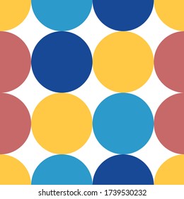 Vector seamless colorful pattern. Vector illustration. Creative seamless patterns and prints set. For fashion wear, T-shirts, posters, cards, scrapbooking.