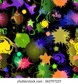 Vector Seamless colorful Pattern . repeating Texture .