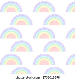 vector seamless colorful rainbow background