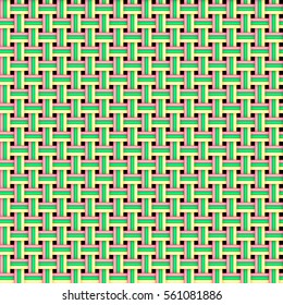 Vector seamless colorful simple grid pattern