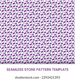 vector seamless colorful stone pattern template