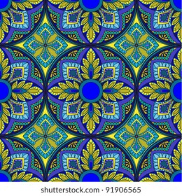 Vector seamless colorful vintage background