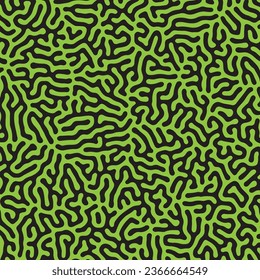 Vector Seamless colorido Orgánico Roneado Jumble Líneas de Maze Patrones Resumen Fondo