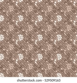 Vector seamless colourful ornamental backdrop made of mosaic. New texture for design work