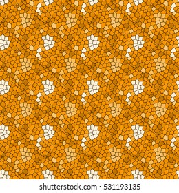 Vector seamless colourful ornamental backdrop made of mosaic. New texture for design work