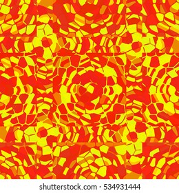 Vector seamless colourful ornamental backdrop made of mosaic. New texture for design work