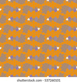 Vector seamless colourful ornamental backdrop made of mosaic. New texture for design work