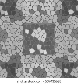 Vector seamless colourful ornamental backdrop made of mosaic. New texture for design work
